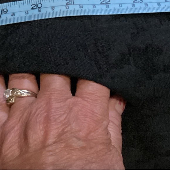 🧥 Career Jacket Laura Ashley WOMAN 3X Black Textured Blazer or Jacket EPLC - Picture 10 of 16